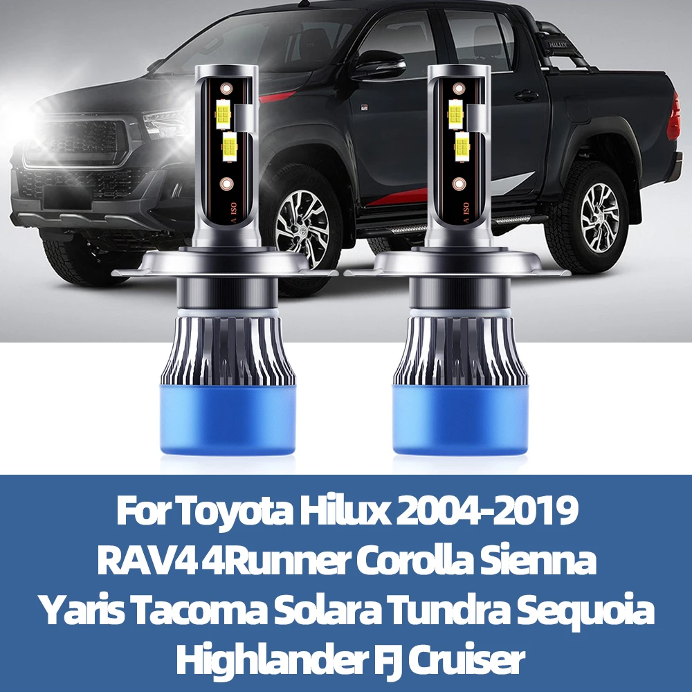 

Led Headlight 110W High Power Car Lamp For Toyota Hilux 2004-2019 RAV4 4Runner Yaris Tacoma Tundra Sequoia Highlander FJ Cruiser