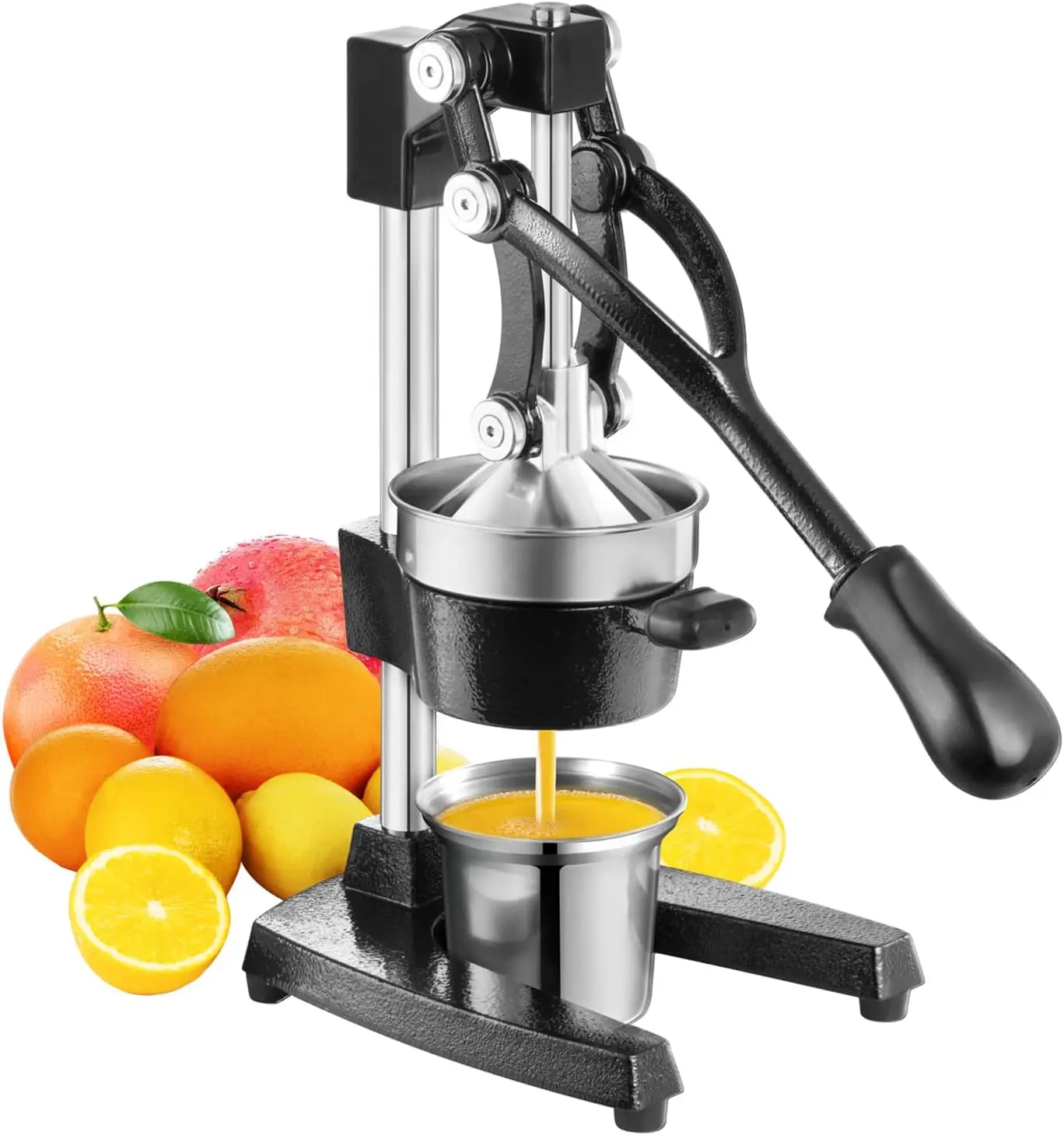 Cast Iron Juicer Hand Press for Lemon Pomegranate Lime Citrus Fruits with