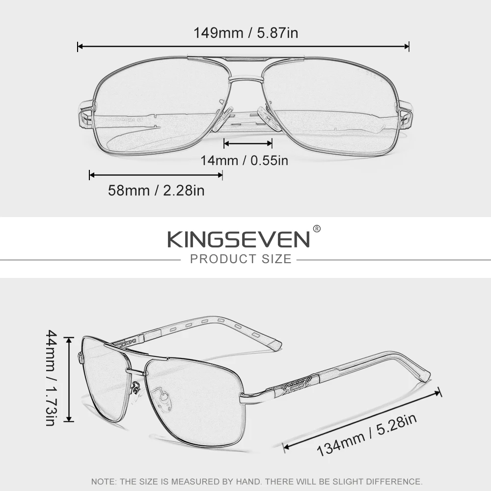 KINGSEVEN موضة الاستقطاب النظارات الشمسية النساء رجل القيادة السفر إطار كبير نظارات UV400 العصرية في الهواء الطلق الذكور نظارات واقية