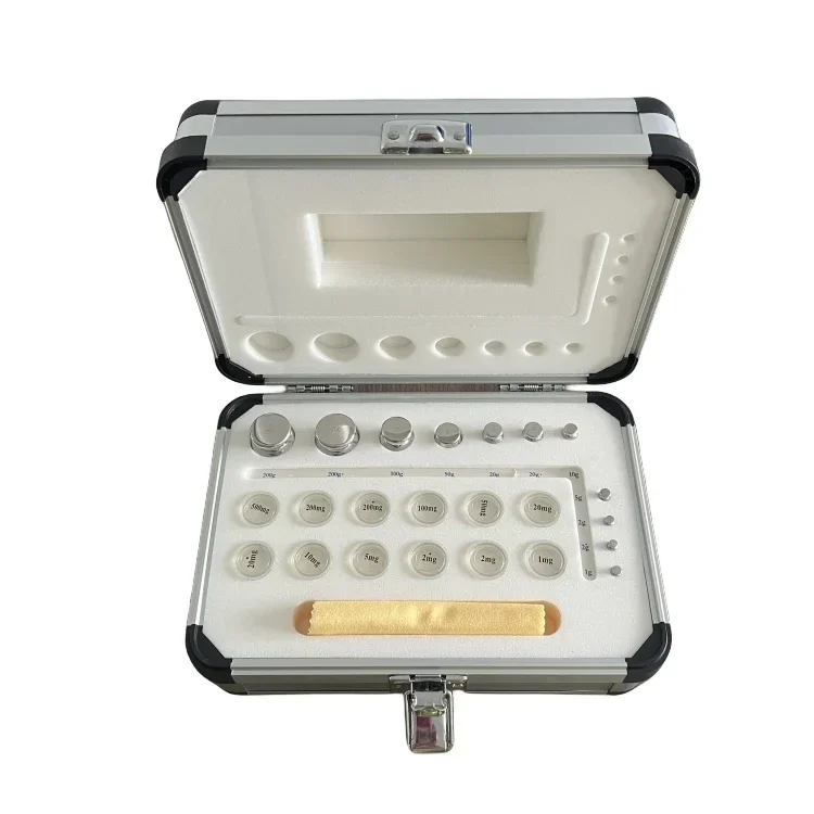 Veidt Weighing E2 1mg-200g 23pcs Mass Test Precision Weight Set For Laboratory Analytical Balance