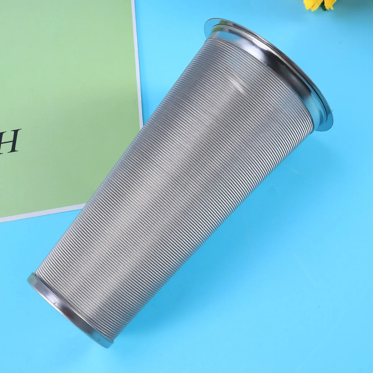 

Stainless Steel Coffee Strainer Cone Shape 15cm Reusable Fine Mesh Filter for Cold Brew Tea Infuser Home Kitchen Coffee Shop