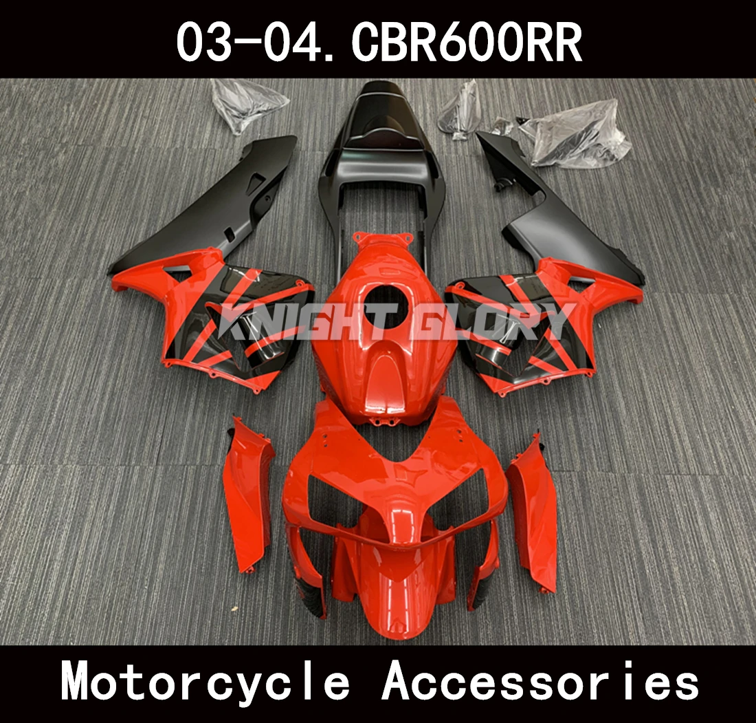 ABS射出成形フェアリングキット,モーターサイクルシェル,cbr600rr,2003, 2004,cbr 600rr,cbr600 rr,pc37と互換性があります