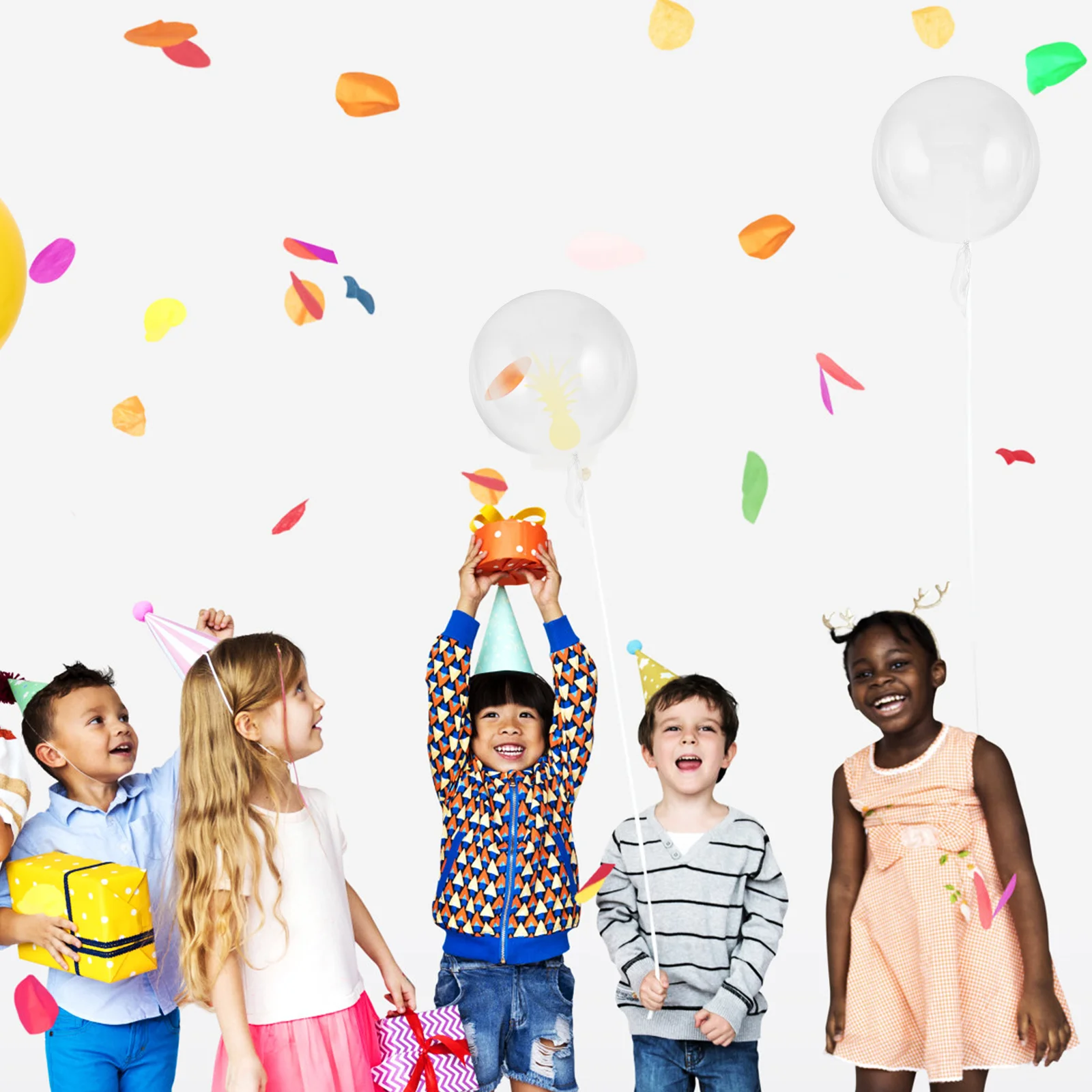 

35Pcs Transparent Bubble Bobo Balloons Clear 8inch Balloons for Birthday Party Wedding Bridal Shower Shower Decorations