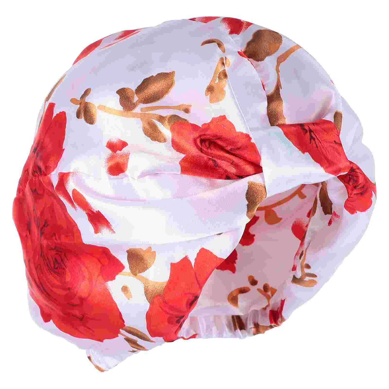 

Curly Hair Toppers for Women Knotted Elasticity Turban Women's Silk Bonnet