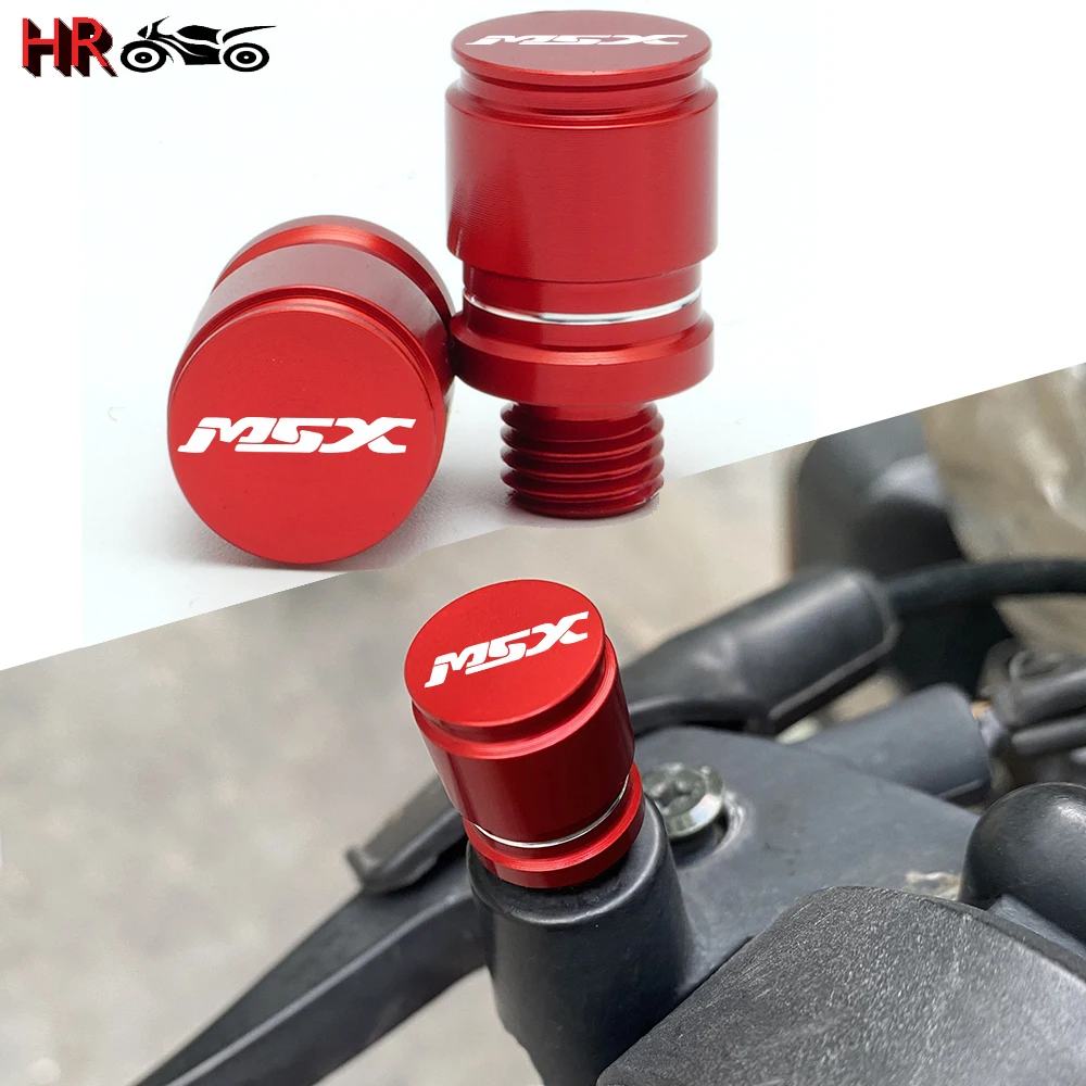 Tire Valve Stem Cap Accessories For Honda GROM MSX 125 MSX125 2013-2021 Motorcycle Aluminum Mirror Hole Screws Plug Covers Bolts