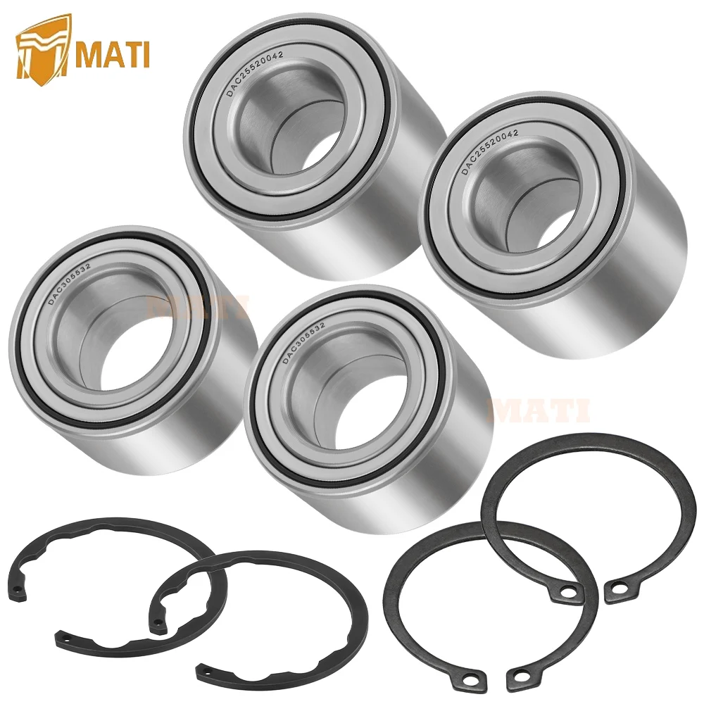 

MATI Front&Rear Wheel Bearing Kit for Kawasaki Teryx 750 KRF750 2-Seater 2008-2013 92045-0123 92045-0800 92033-1274 92045-0102