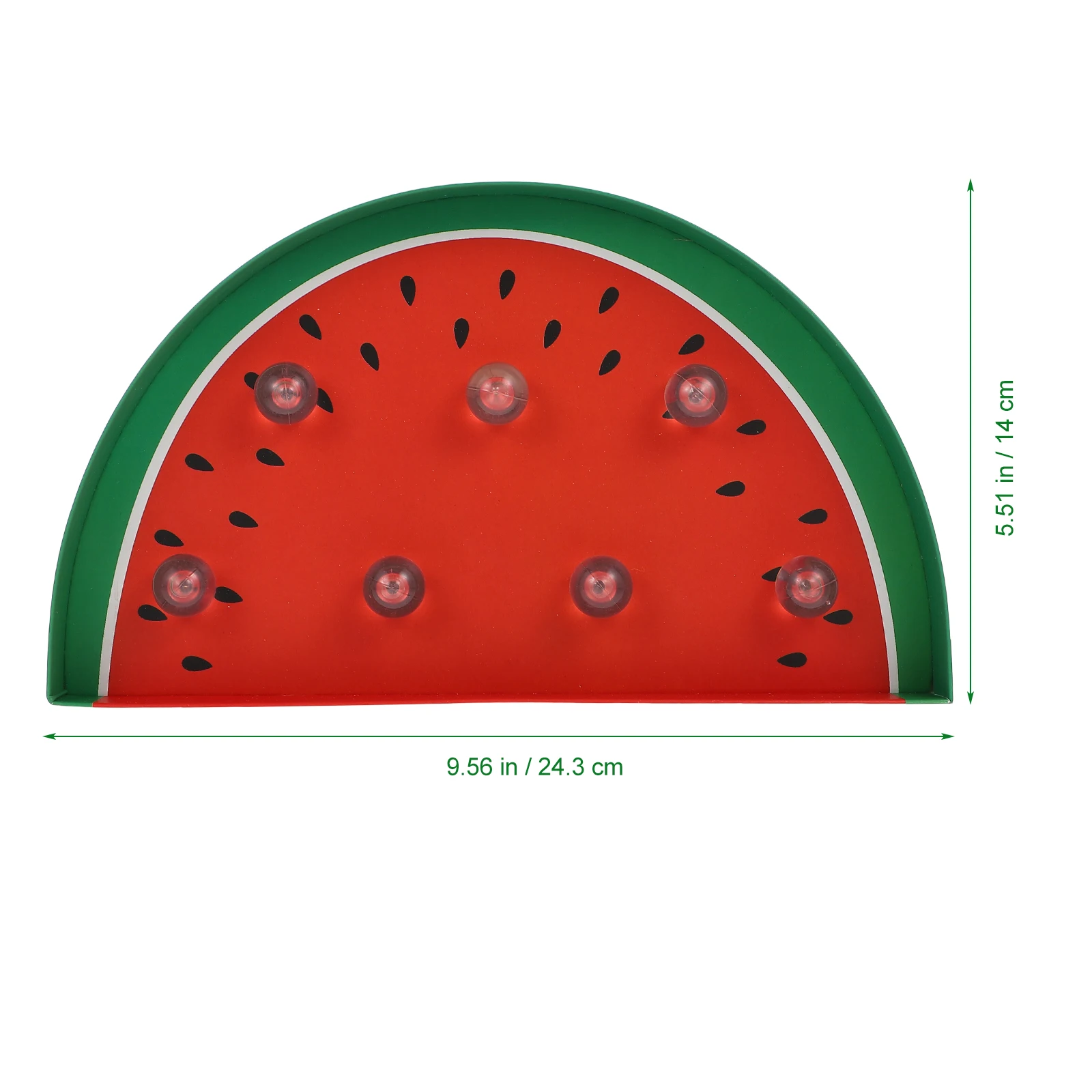 

LED Watermelon Night Light Fruit Shaped Lamp for Bedroom Durable Lightweight Desk Wall Hanging Children Room Neon