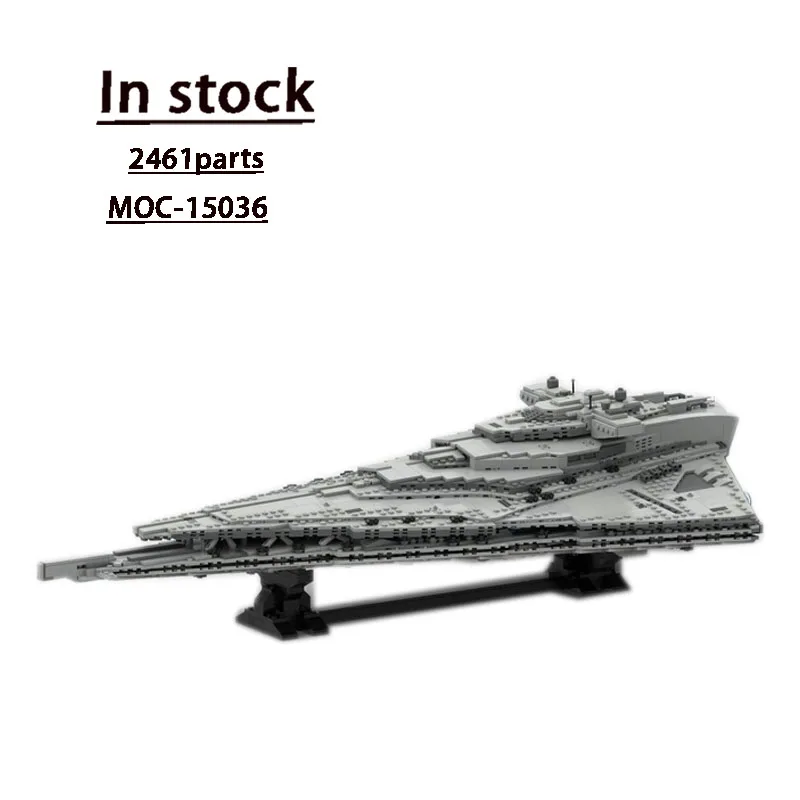 

MOC-15036 Классический фильм Транспорт Космический корабль Модель строительных блоков 2461, деталиMOC, креативные строительные блоки для мальчиков и детей на день рождения, игрушки