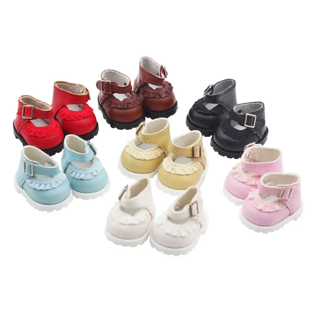 

Hobbies Hand-made For Labubu Shoes Multiple Styles Replacement for Labubu Leather Shoes DIY lace Shoes for Labubu