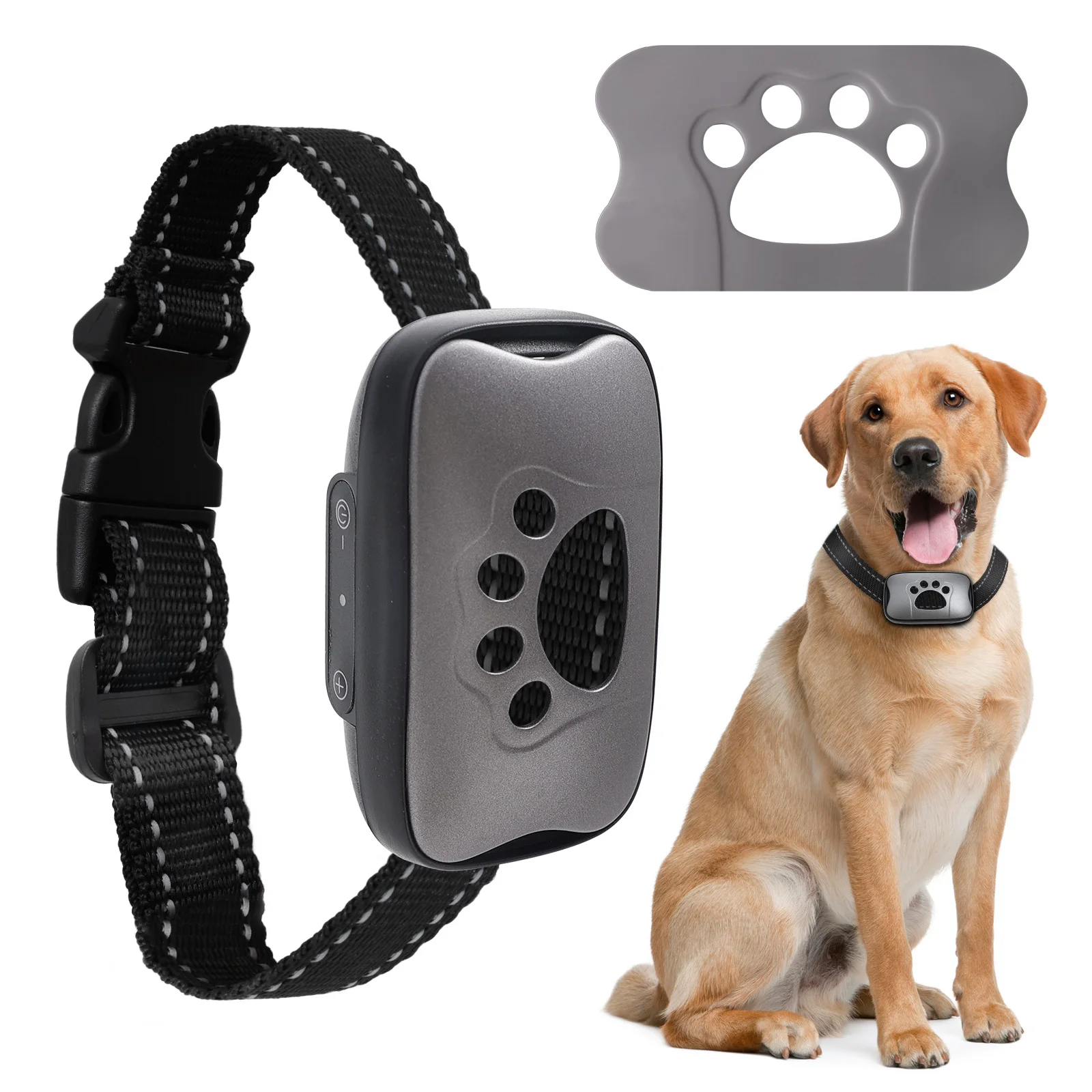 Haustier Hund Anti Bellen Gerät USB Aufladbare Hunde Training Kragen Ultraschall Stoppen Bellen Vibration Anti Bellen Kragen