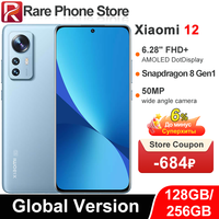 Global Version Xiaomi 12 128GB/256GB Snapdragon 8 Gen 1 6.28\