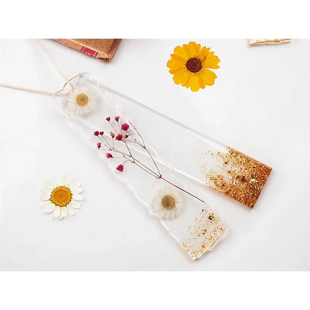 1Set Silicone Bookmark Mold DIY Bookmark Casting Mould Irregular Shape for Resin Epoxy Craft Making Epoxy Resin Mold