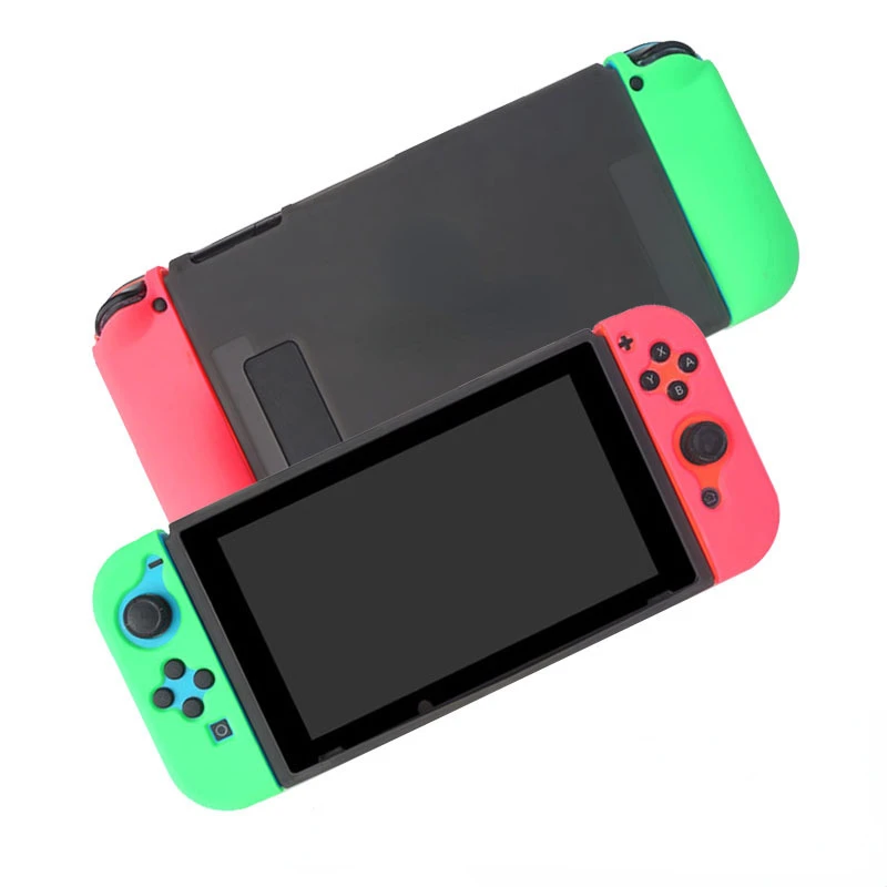 For Nintendo Switch Game Console Matte Transparent Split TPU Protective Case Soft And Thin Protective Case