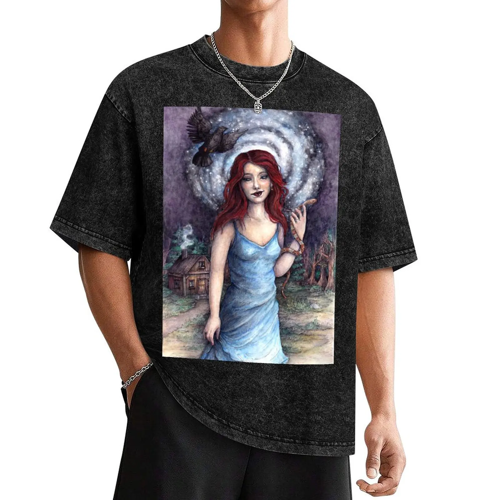 Black Dove (Tori Amos fan art) T-Shirt designer shirts street wear designer t shirt men