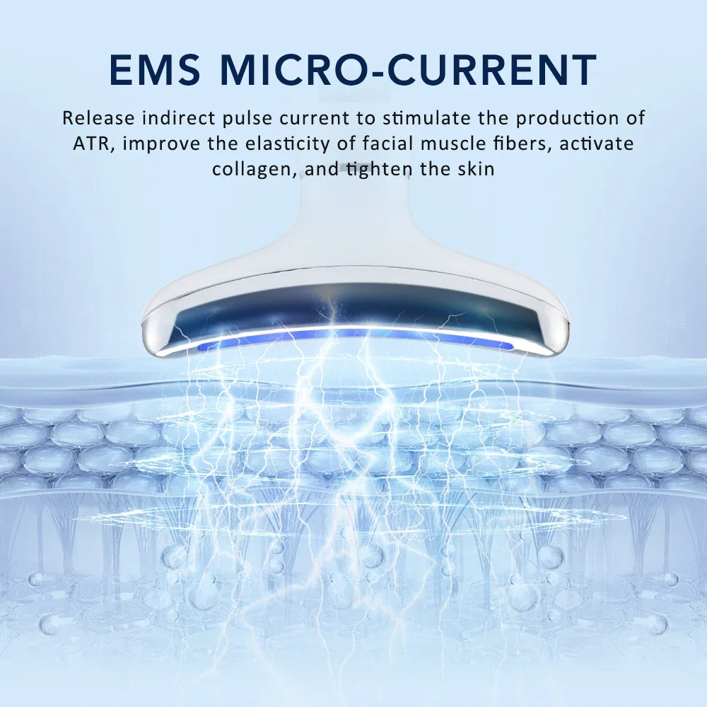 Hals Schönheit Gerät Eis Kompresse Gesicht Massagegerät Hals Hebe Maschine Hautpflege Verdünnt Hals Linien Schrumpfen Poren Anti Falten