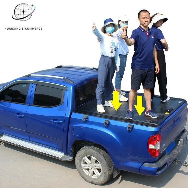 Aluminum POWER Cannon Tonneau Retractable Roller Lid for  Ranger T6 T7 T8 Pickup Truck Bed Cover POER Compatible  Tacoma