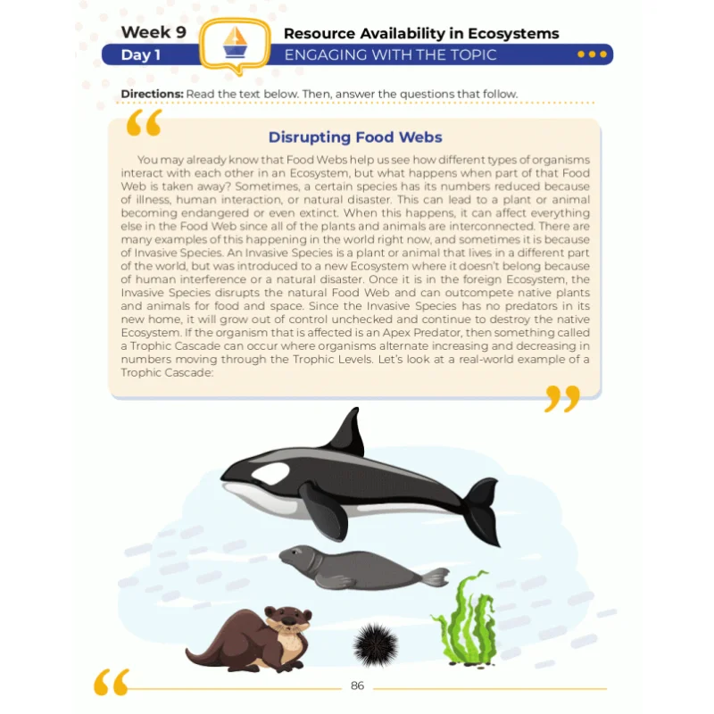 مصنف الممارسة اليومية للعلوم من الدرجة السادسة لمدة 20 أسابًا من الأنشطة الممتعة والحياة البدنية وعلم الفضاء والهندسة والفيديو