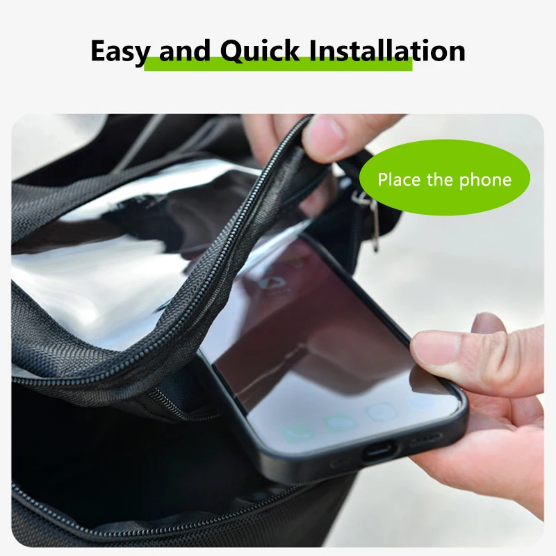 BLALION Motorcycle Front Dashboard Bag Visual Touch Screen Navigation Phone Motorbike Hanging Storage Bag Cycling Accessories image 2