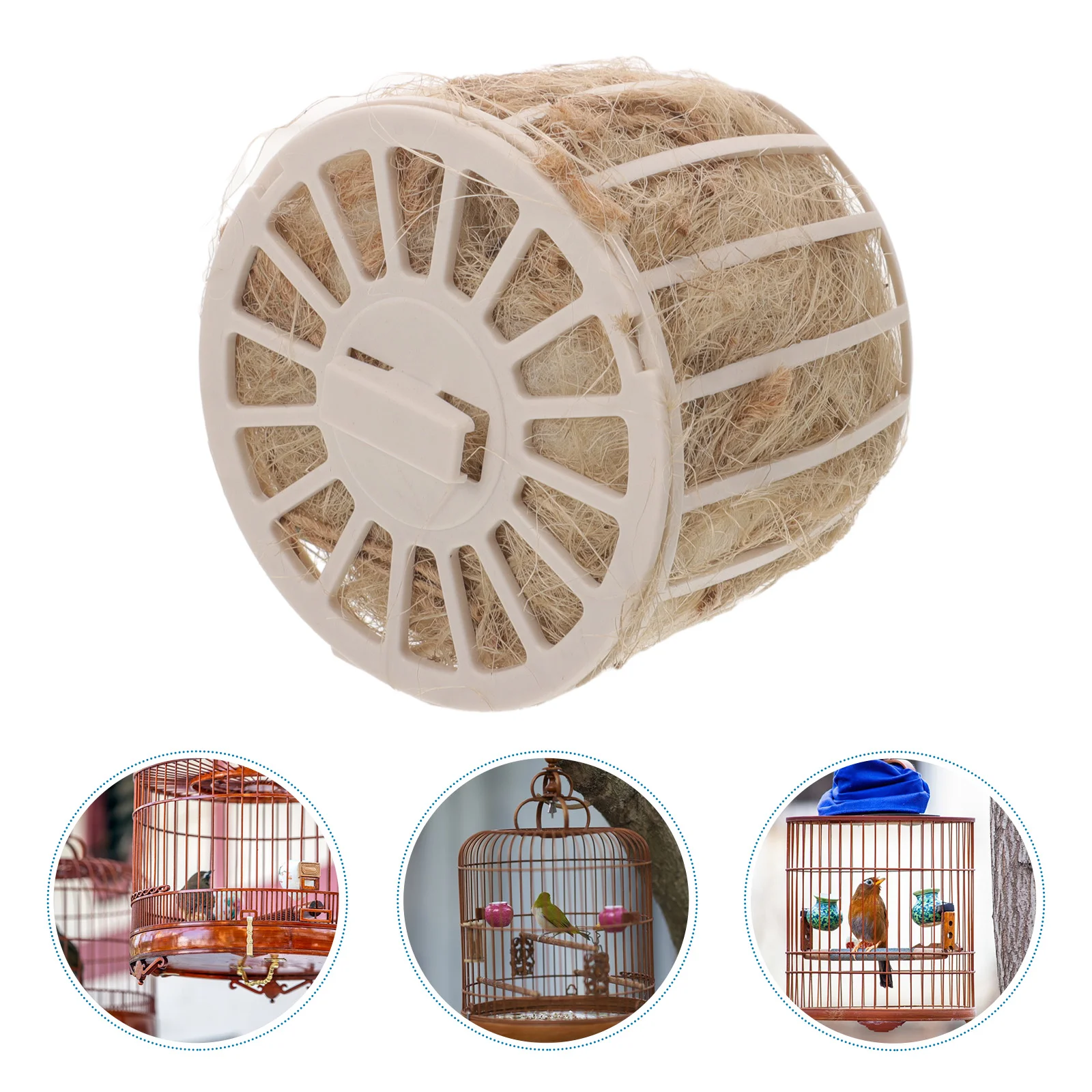 

Bird's Nest Toy Breeding Hatching Cage Nests Plastic Canary Birdemic Pigeon Basket Parrot Basin