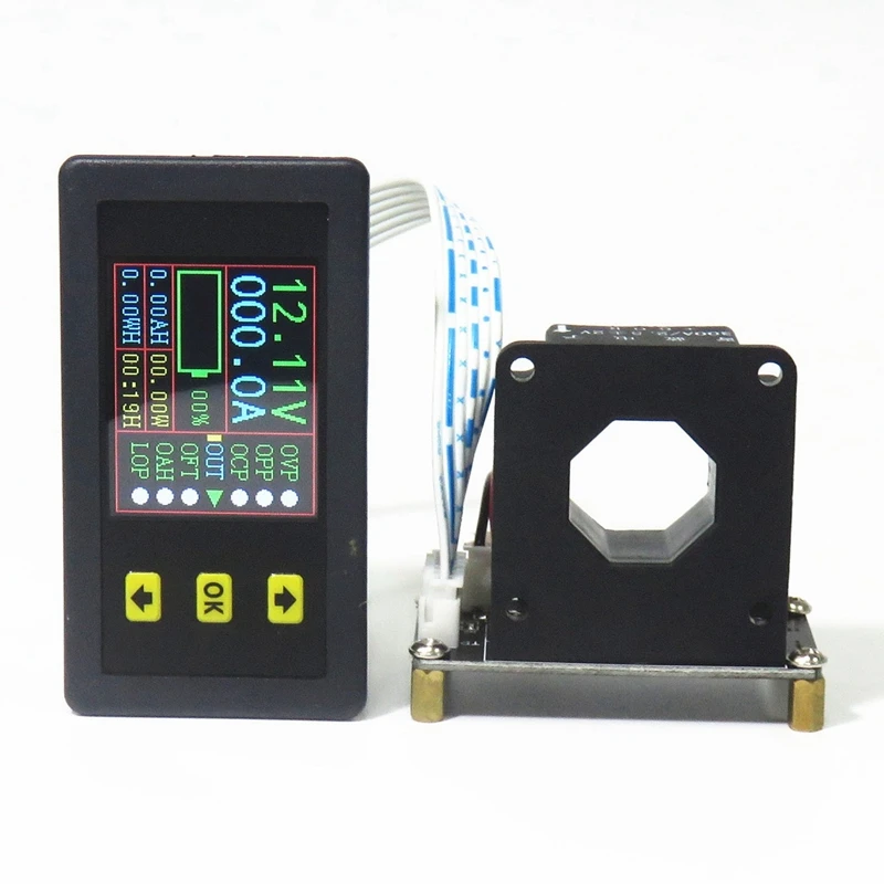 Promotion! Digital Multimeter DC 0-90V 0-100A Voltmeter Ammeter Power Monitor Hall Sensor