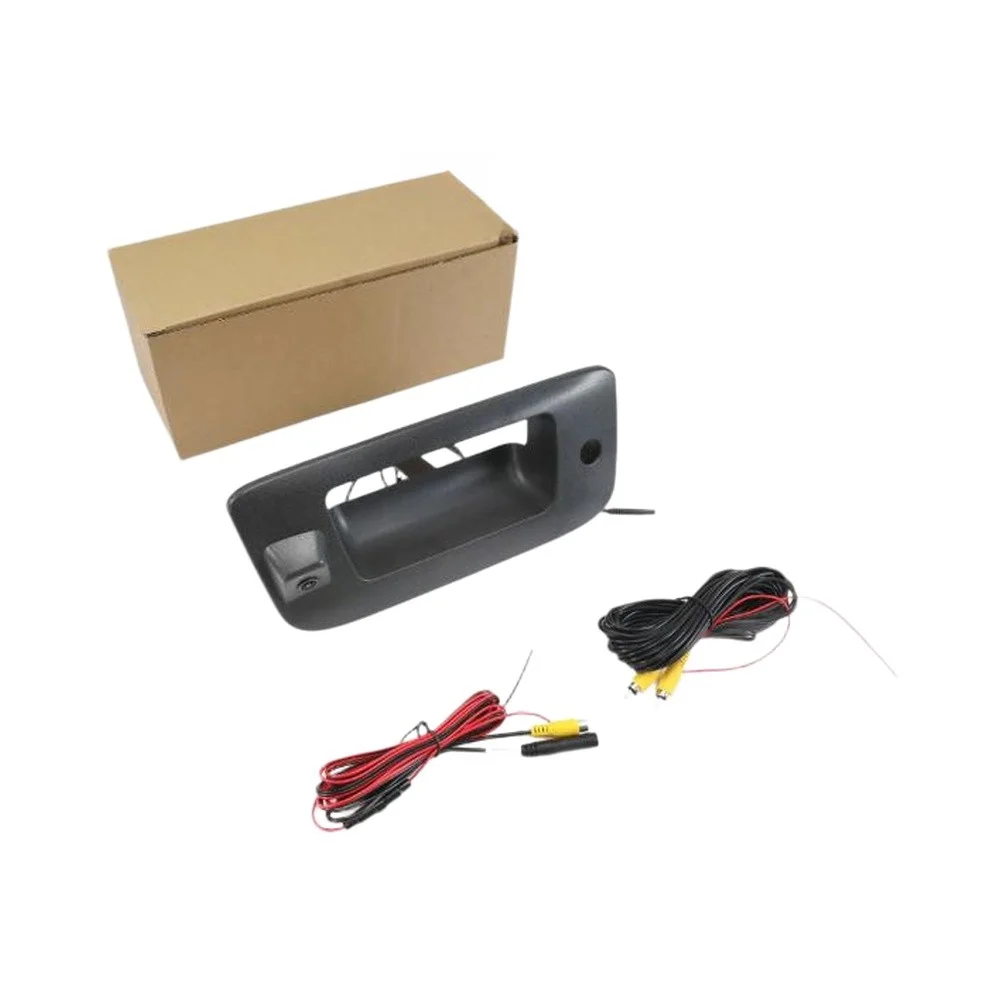 Black Rearview Camera Black Finish Weather Resistant High-strength Material ABS Construction Direct Replacement