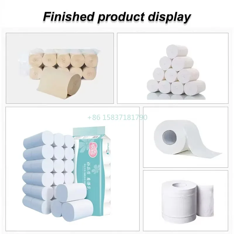 China Automatic Toilet Paper Making Rewinding Machine Tissue Paper Machine Toilet Paper Cutting Rewinding Machine Manufacturer