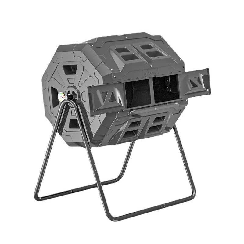 

160L upgraded garden courtyard compost box double warehouse compost compost drum large capacity fermented organic fertilizer