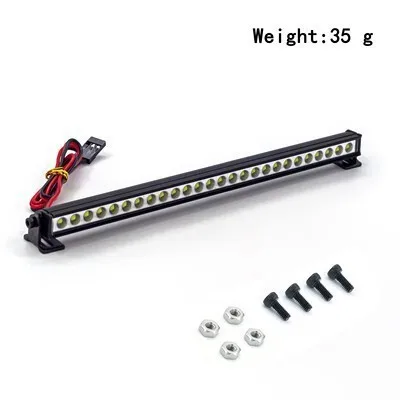 ไฟ LED บาร์สำหรับรถ RC Crawler รุ่น R96 - ไฟสปอตไลท์ติดหลังคาความสว่างสูงพิเศษ สำหรับ Axial SCX10, Traxxas TRX4/6, D90, อุปกรณ์เสริม Red Spider