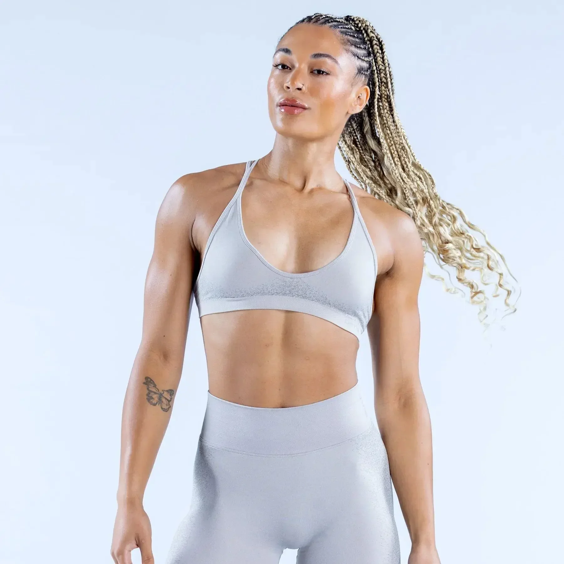 df Ignite Shorts with Logo Women Bra Scrunch Bum Shorts Super Stretchy Seamless Yoga Seamless Yoga Bras Gym Workout Wear Top