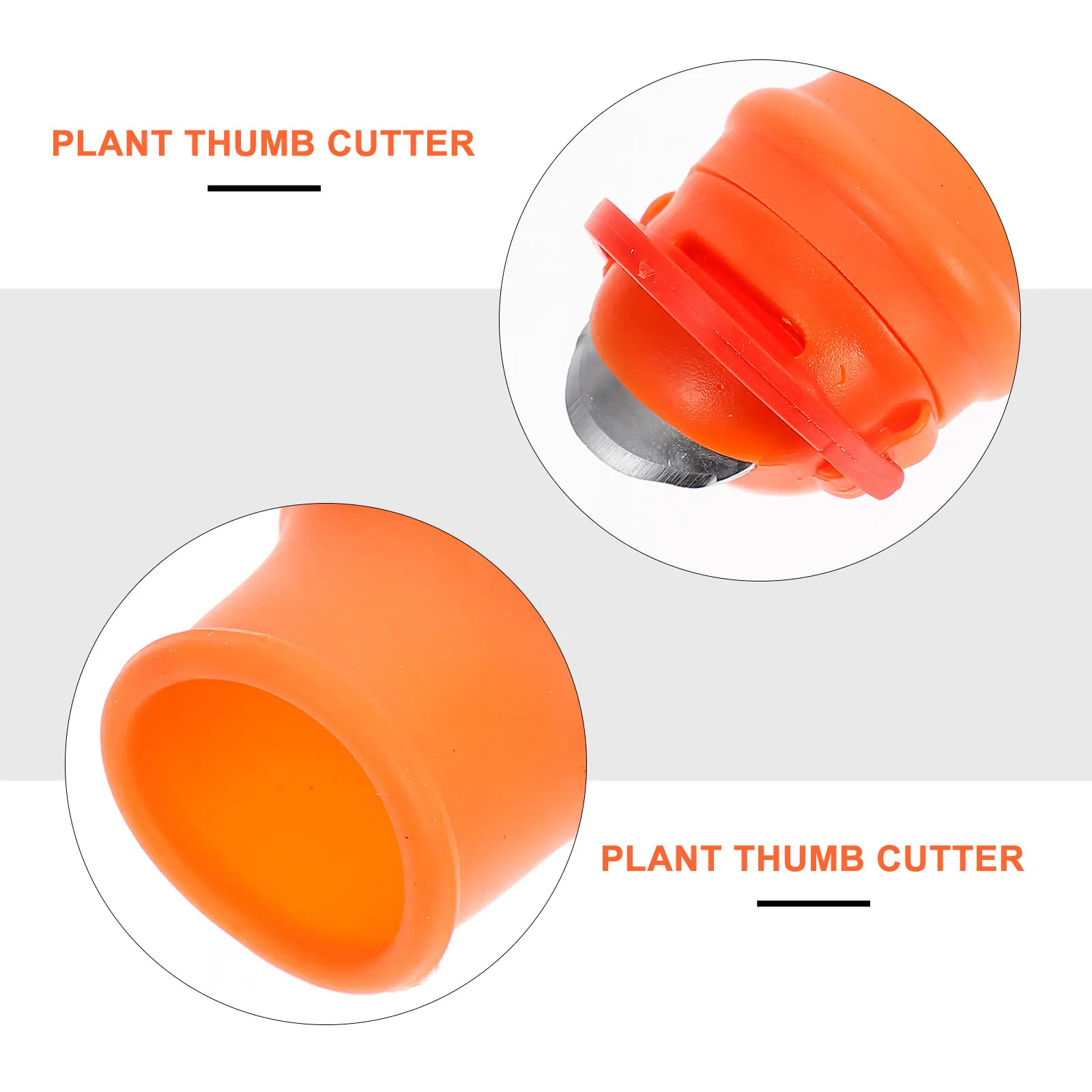 

1 set 1 Set Silicone Thumb Cutter Finger Sleeve Kit For Harvesting Vegetables Fruits Garden Tool Portable Plant Picking Device