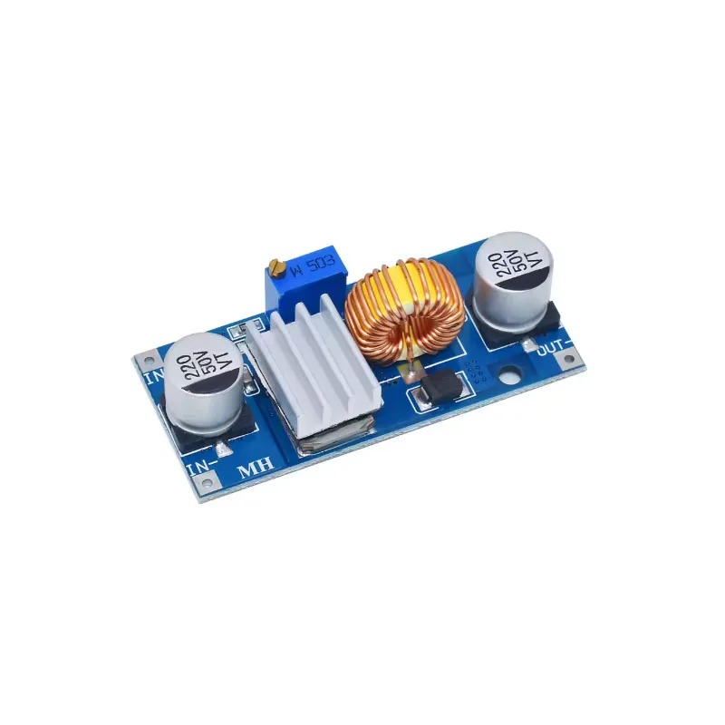5A XL4015 DC-DC 4-38V to 1.25-36V 24V 12V 9V 5V Step Down Adjustable Power Supply Module LED Lithium Charger With Heat Sink