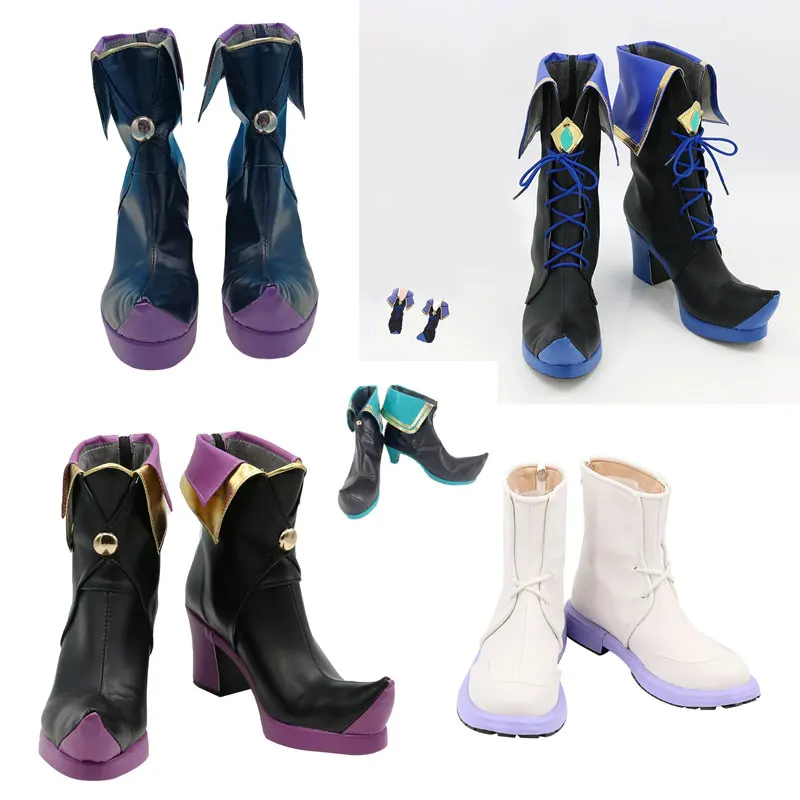 アニメ魔女エライナブーツサヤコスプレハロウィンパーティーフラン女性靴カスタマイズ