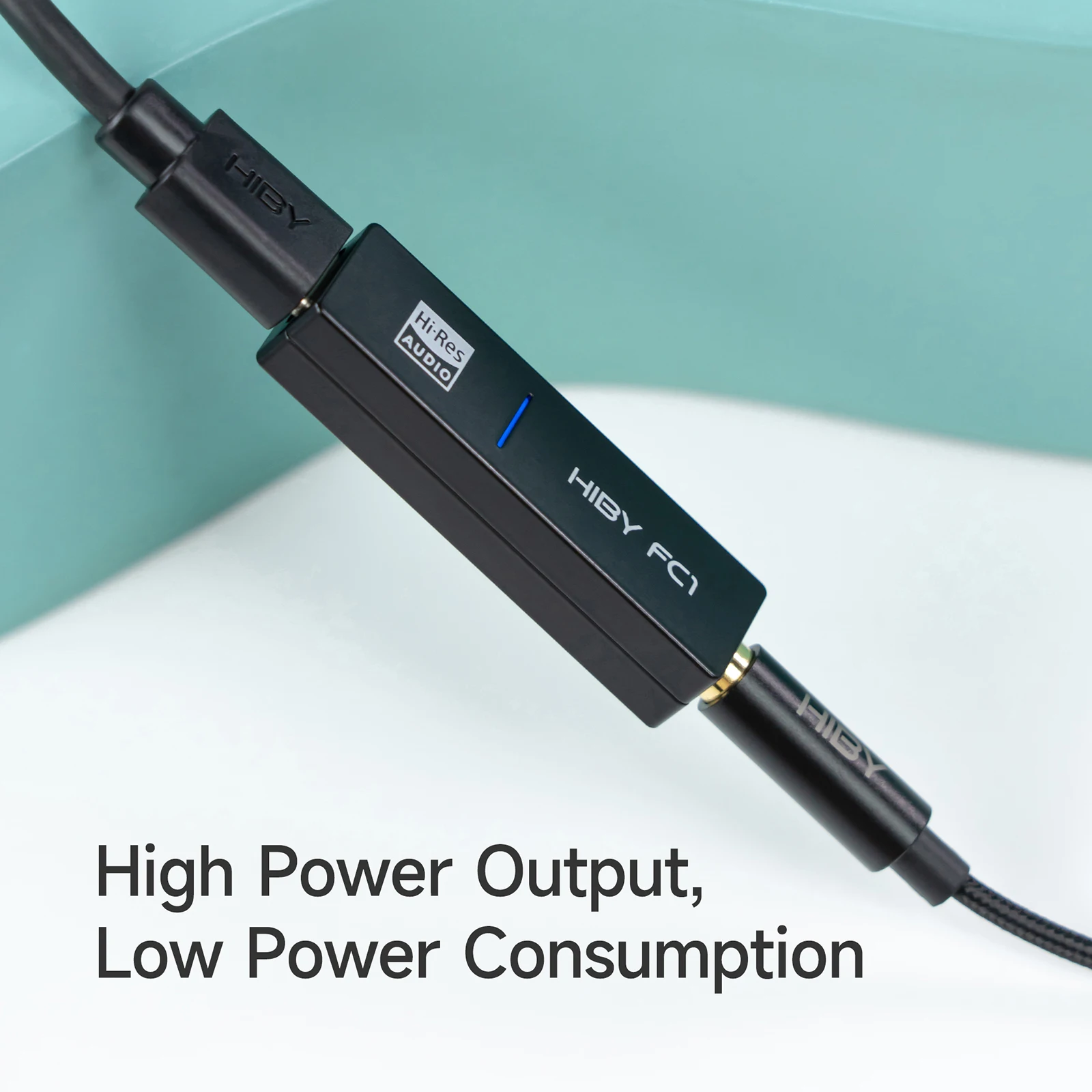 HiBy FC1 Type C USB ЦАП для наушников AMP HiFi аудио декодер ключ 3,5 мм выход PCM384 кГц/32 бит CS46L41 для Android iOS Win10 Mac