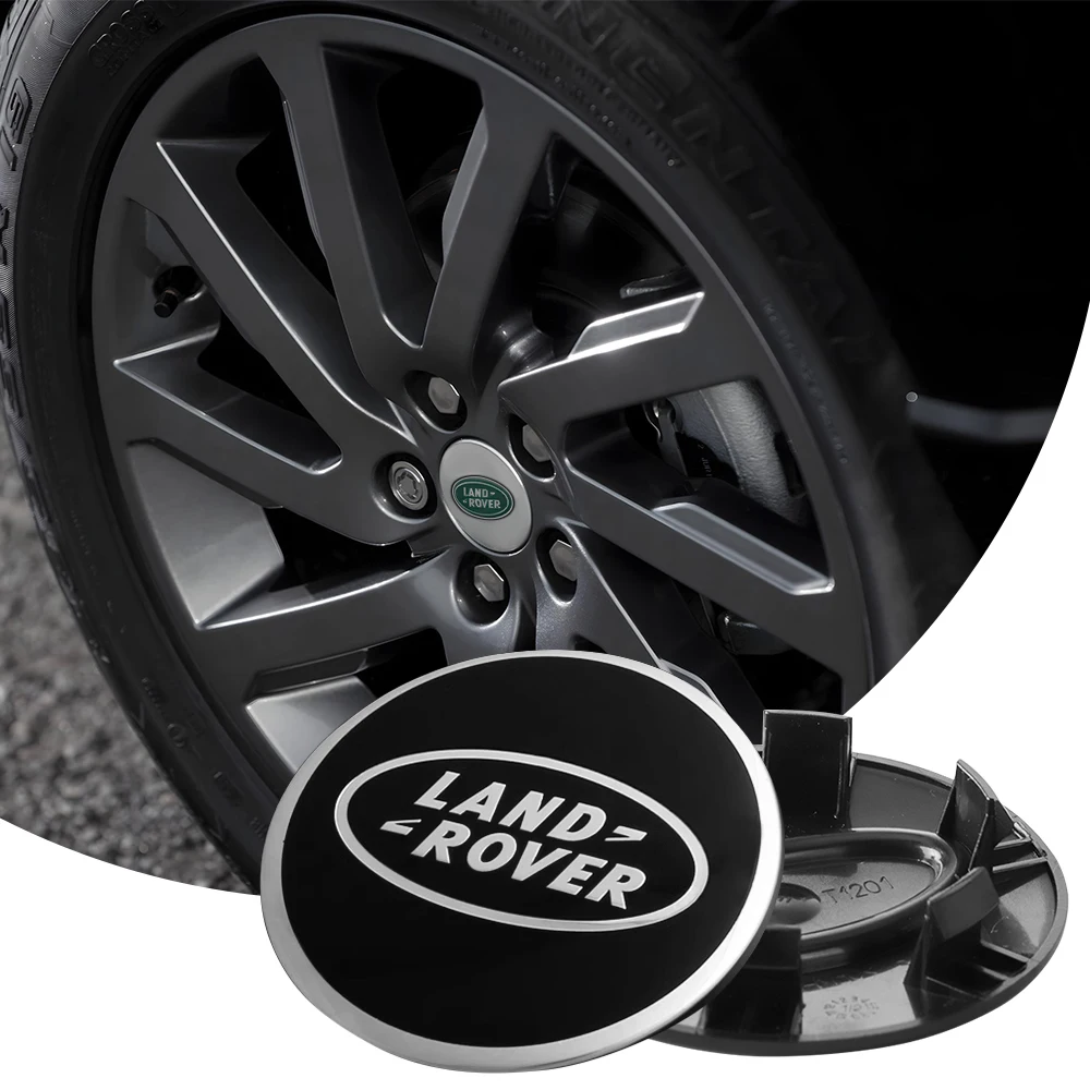 4pcs 62mm Wheel Center Cap Logo Hub Cover Badge Emblem For Land Rover Range Rover OVERFINCH Freelander Discovery  2 3 Defender