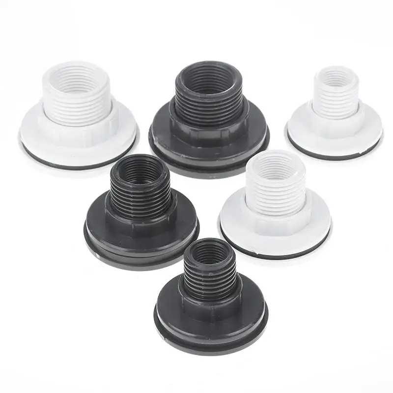 1 قطعة 1/2 ، 3/4 ، 1 بوصة بولي كلوريد الفينيل مزدوجة أنثى الموضوع خزان المياه المفاصل حديقة الري اكسسوارات خزان الأسماك موصل