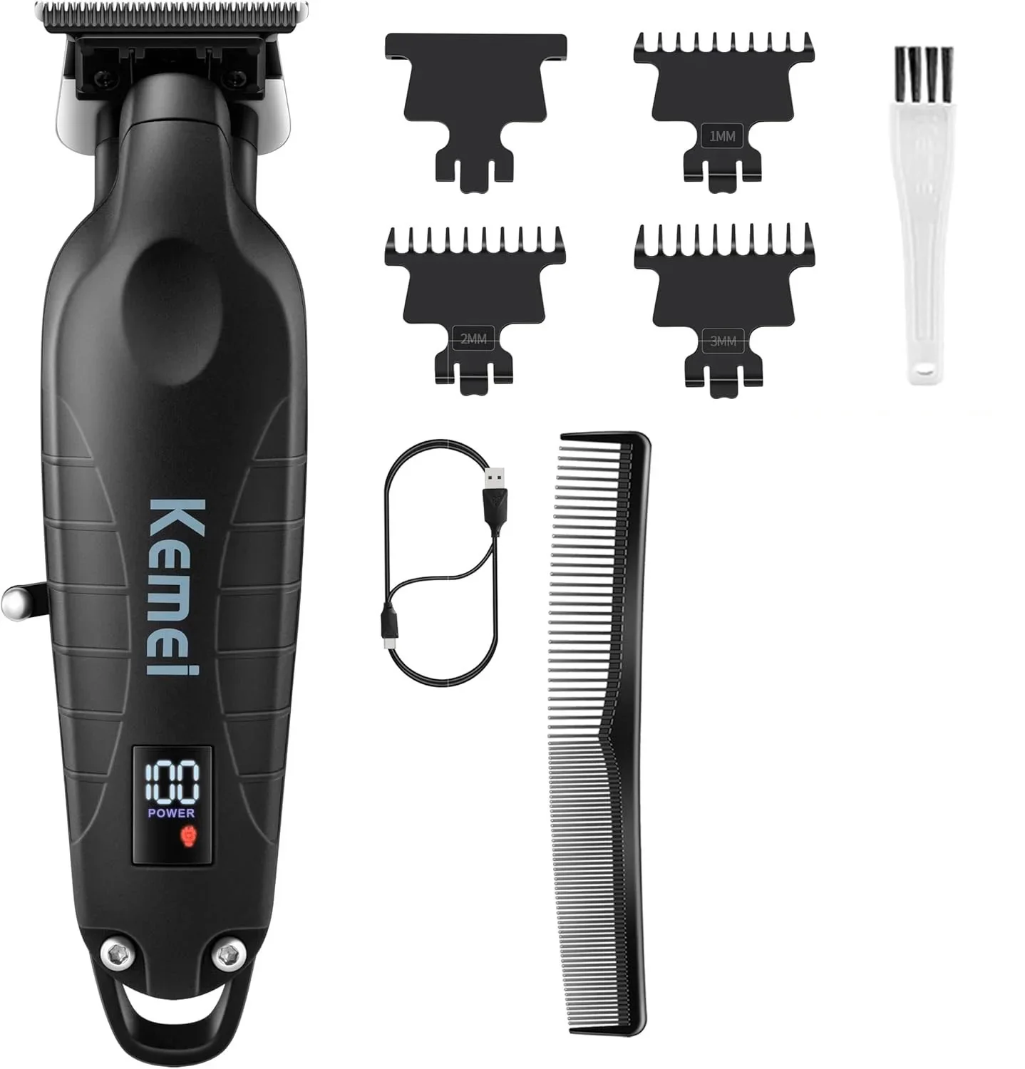 Kemei 2293 Professionelle Männer Haar Bart Trimmer Zero Gapped Cordless Haar Clipper Barber Wiederaufladbare Finish Haar Schneiden Maschine