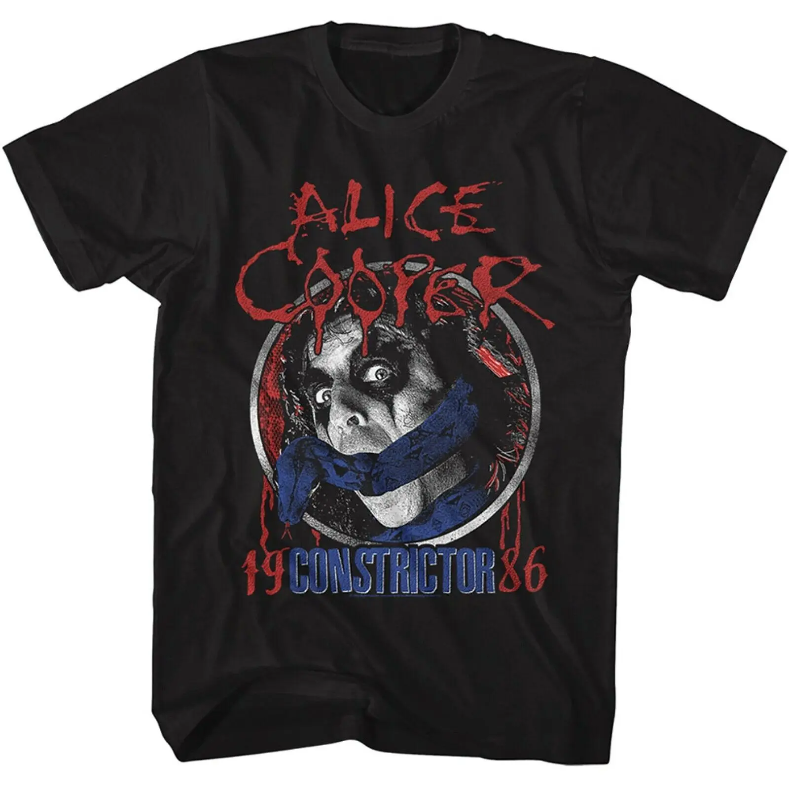 ALICE COOPER cd lgo CONSTRICTOR 1986 Official SHIRT XL New nightmare trash