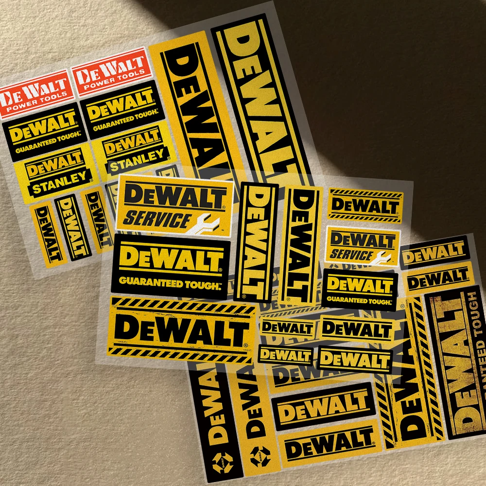 Motorcycle decals reflective body stickers car and bicycle helmet decals safety riding gear enhanced visibility For D-DEWALTS
