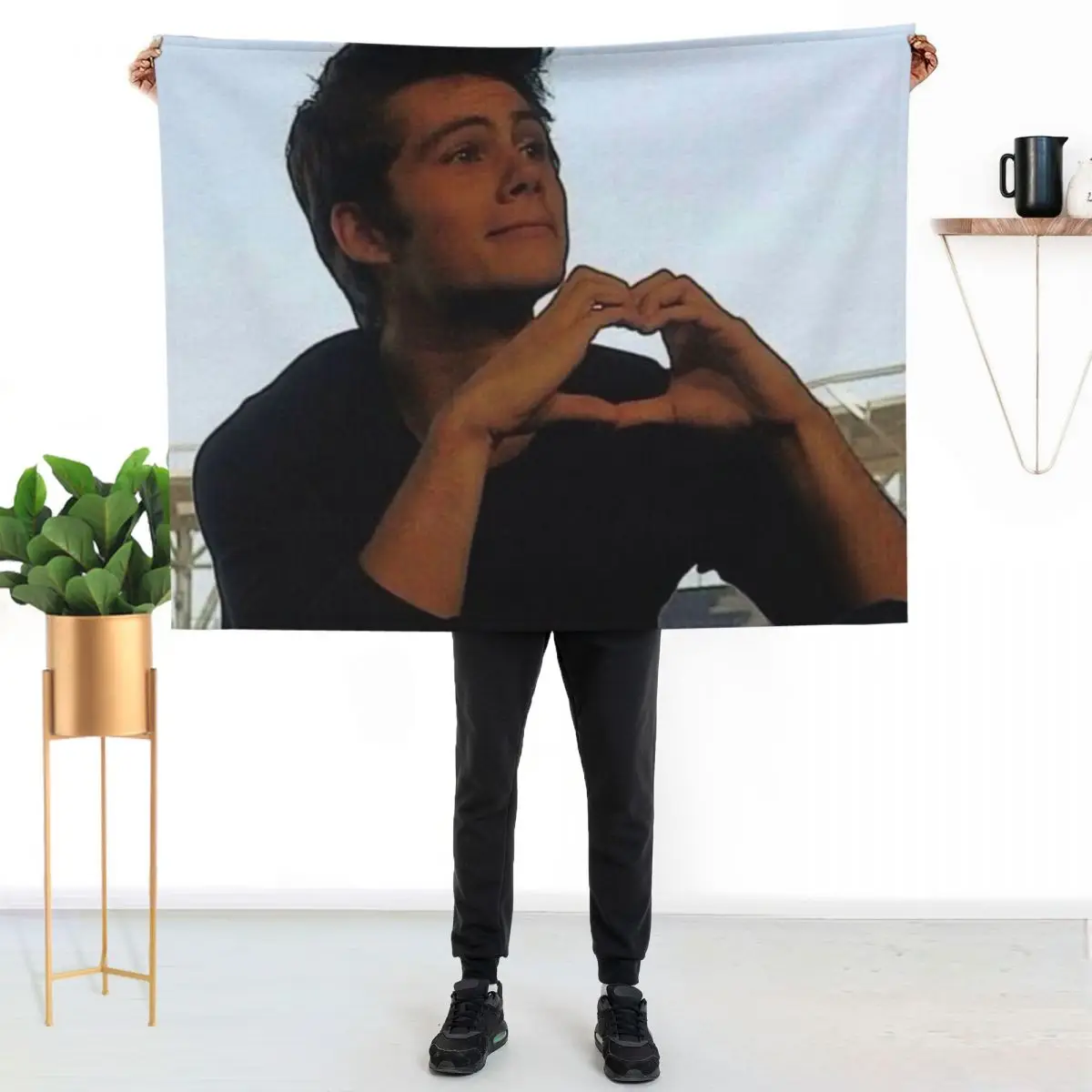 Dylan Oa??brien 3 Throw Blanket couch cozy soft plush fuzzy picnic outdoor blanket