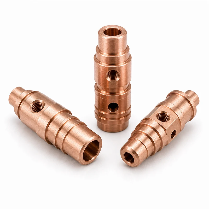 C110 Swiss Type CNC Turning Service for Flow Control Bodies Precision Instruments Precision Components