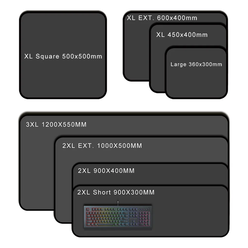 Xraypad пользовательские игровые коврики для мыши Сакура/версия с контролем воды/Equate Plus V2/ Thor/mining VA Настольный коврик