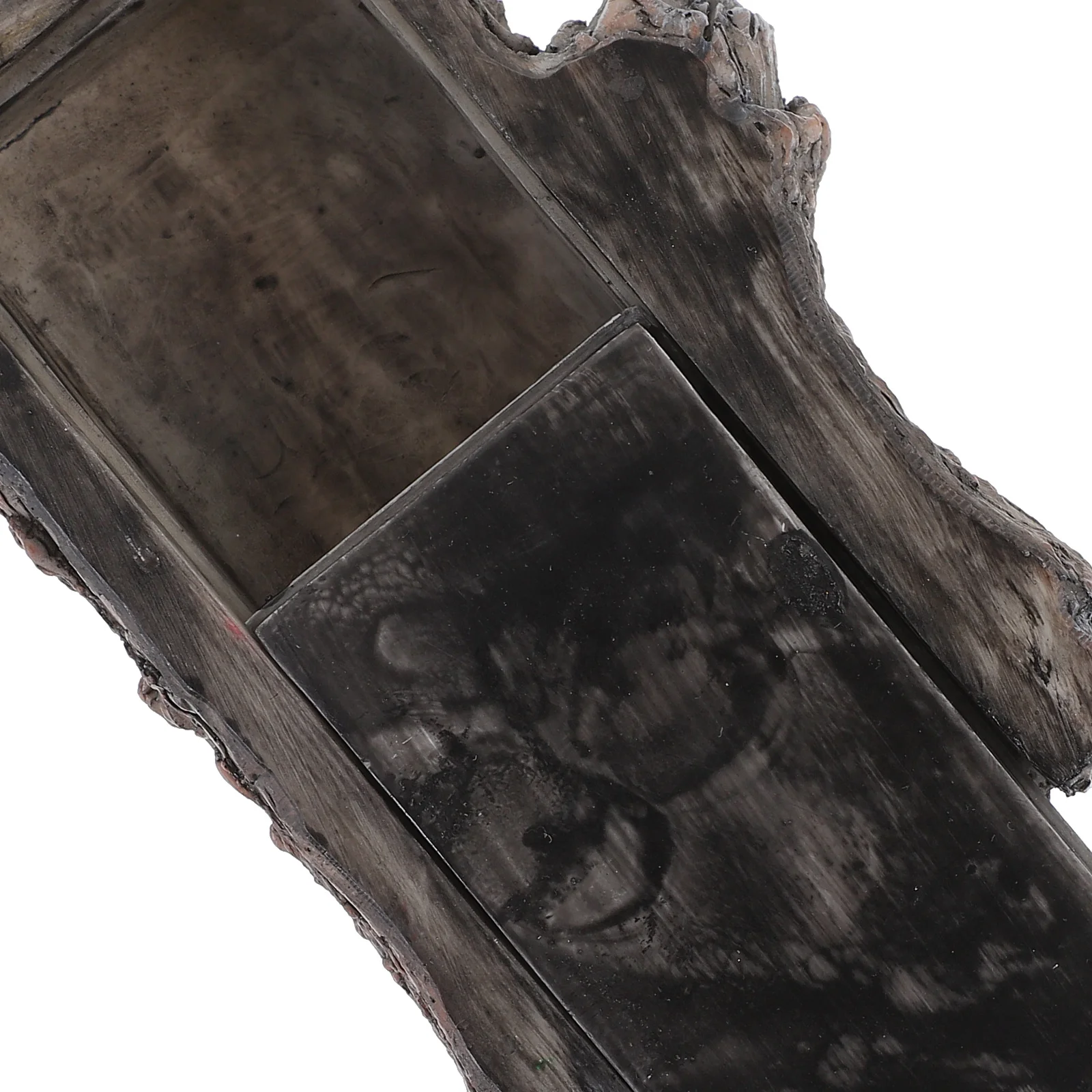 Artificial Tree Stump Resin Hidden Key Hider Safe Storage Box Outdoor Garden Yard Concealed Container for Keys Cash Small Items