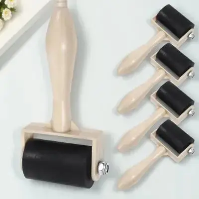 5 قطعة أداة الحرف اليدوية الأسطوانة الطباعة للطباعة السلسة ختم الغراء نشر الأسطوانة البلاستيكية Diy بها بنفسك مشروع الحرفية #6