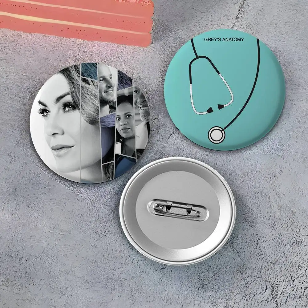 G-Greys تشريح تلفزيوني شارات مستديرة رائعة شارة دبابيس دبابيس الإبداعية للملابس قبعة ظهره هدية اكسسوارات #2