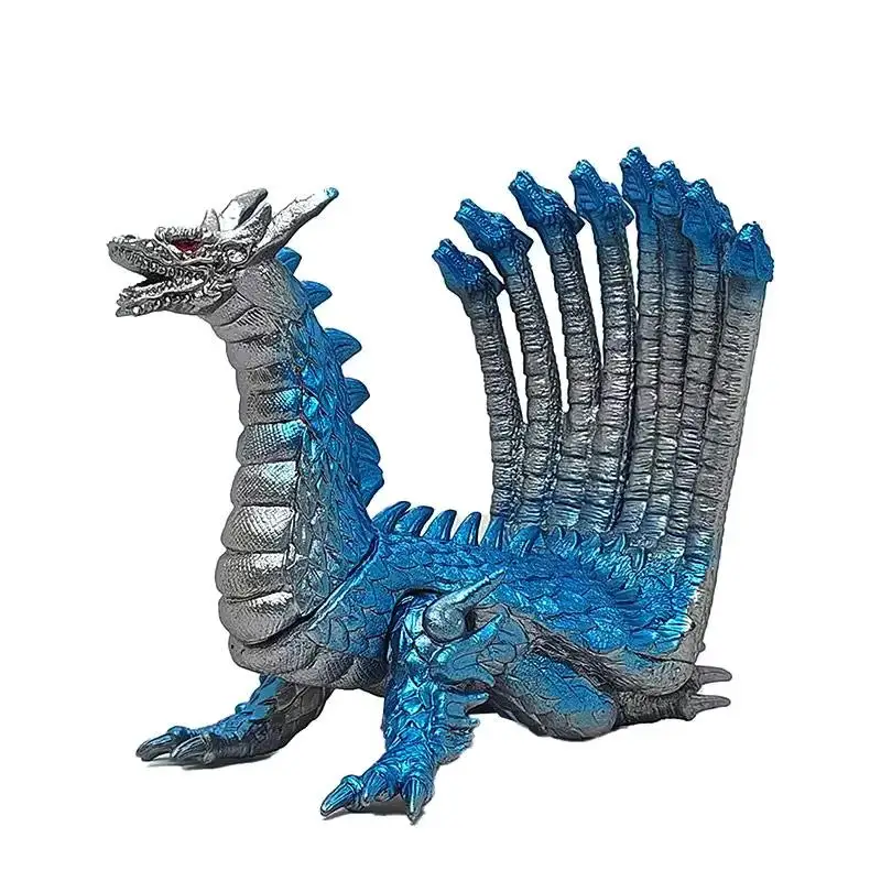 Soft Colloid Earth Emperor Monster Joint Mobile Titan Giant Renlong Watchman Nine Headed Dragon Toy Model Male Large