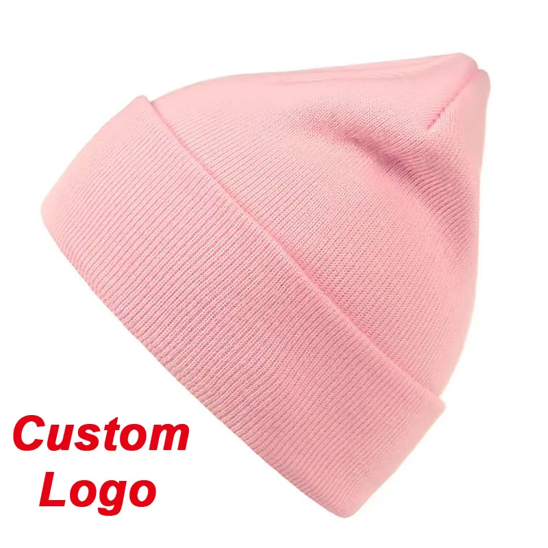 

Winter Hat Cold Outdoor Headwear Ski Sport Cold Snow Custom Logo Lady Girl Pink Black Blue Red Color Baseball Beanie Cap