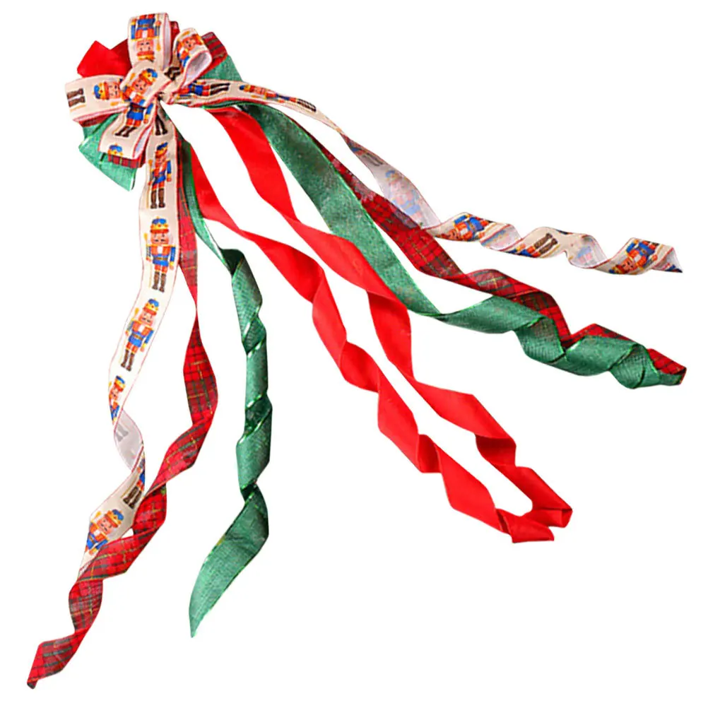 

Large Christmas Tree Topper Bowknot Exquisite Ornament Party Favor Scene Adornment Christmas Tree Topper Xmas Bowknot Decor