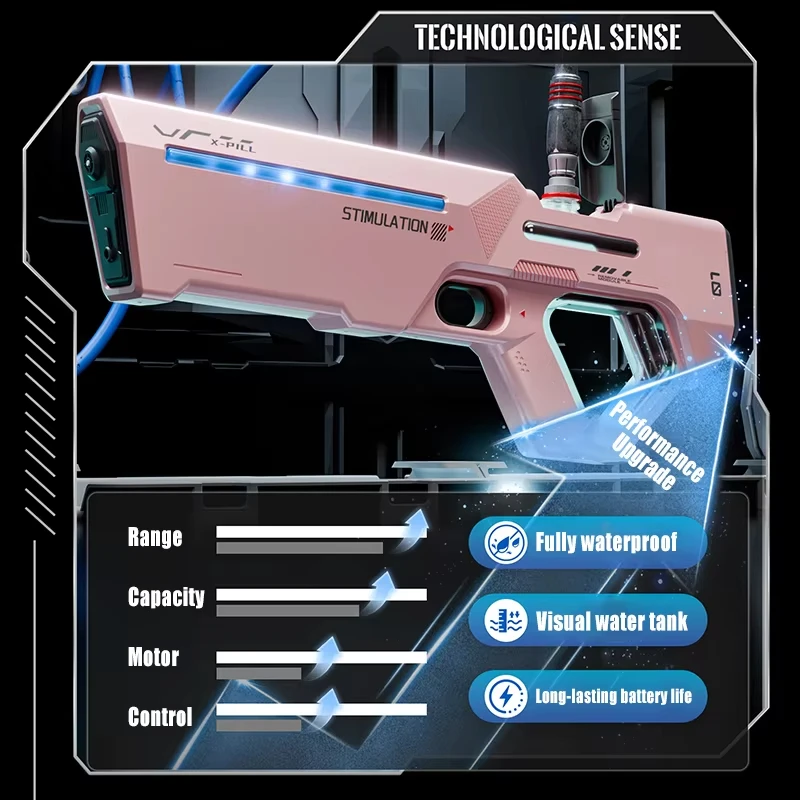 2026-new-pulse-fully-automatic-electric-water-gun-toy-adult-outdoor-beach-pool-battle-water-toy-with-light-boy-gift