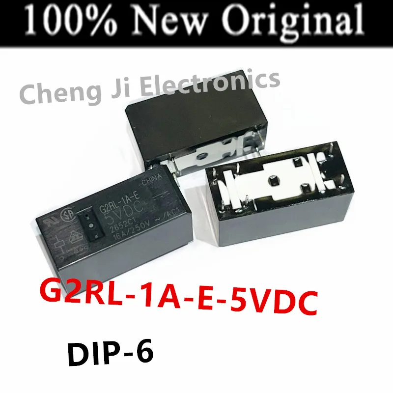 5-10PCS/Lot   G2RL-1A-E-5VDC 、G2RL-1A-E-12VDC 、G2RL-1A-E-24VDC    DIP-6   New Original Electromechanical Relay   G2RL-1A-E-DC12V