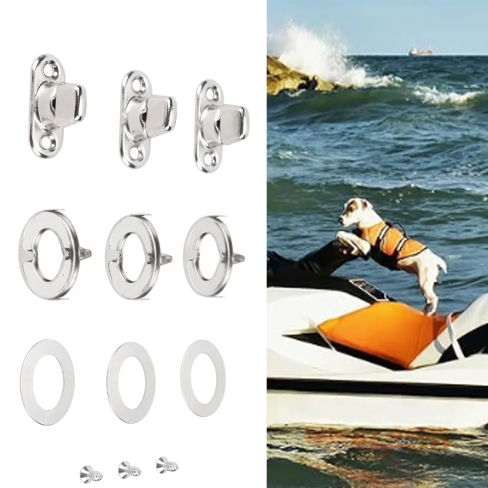 20 Sets Mounting Screws Included Wist Lock Fasteners Turn Button Fasteners Durable Turn Button Fasteners